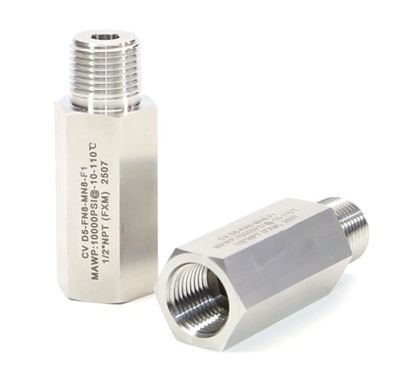 Katup Periksa Satu Arah Baja Tahan Karat Tekanan Tinggi 10000psi