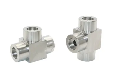 Konektor Tee Las Tekanan Tinggi Stainless Steel