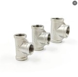 Konektor Tee cor baja tahan karat